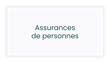 Assurances de personnes