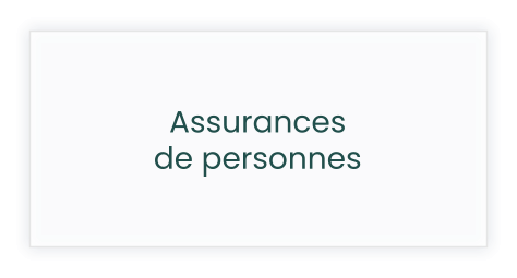 Assurances de personnes