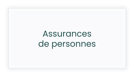 Assurances de personnes