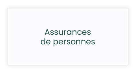 Assurances de personnes