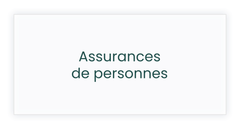 Assurances de personnes